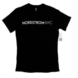 Nordstrom BP Women’s Sz XS Nordstrom NYC Wink Face Emoji T-Shirt Black, New